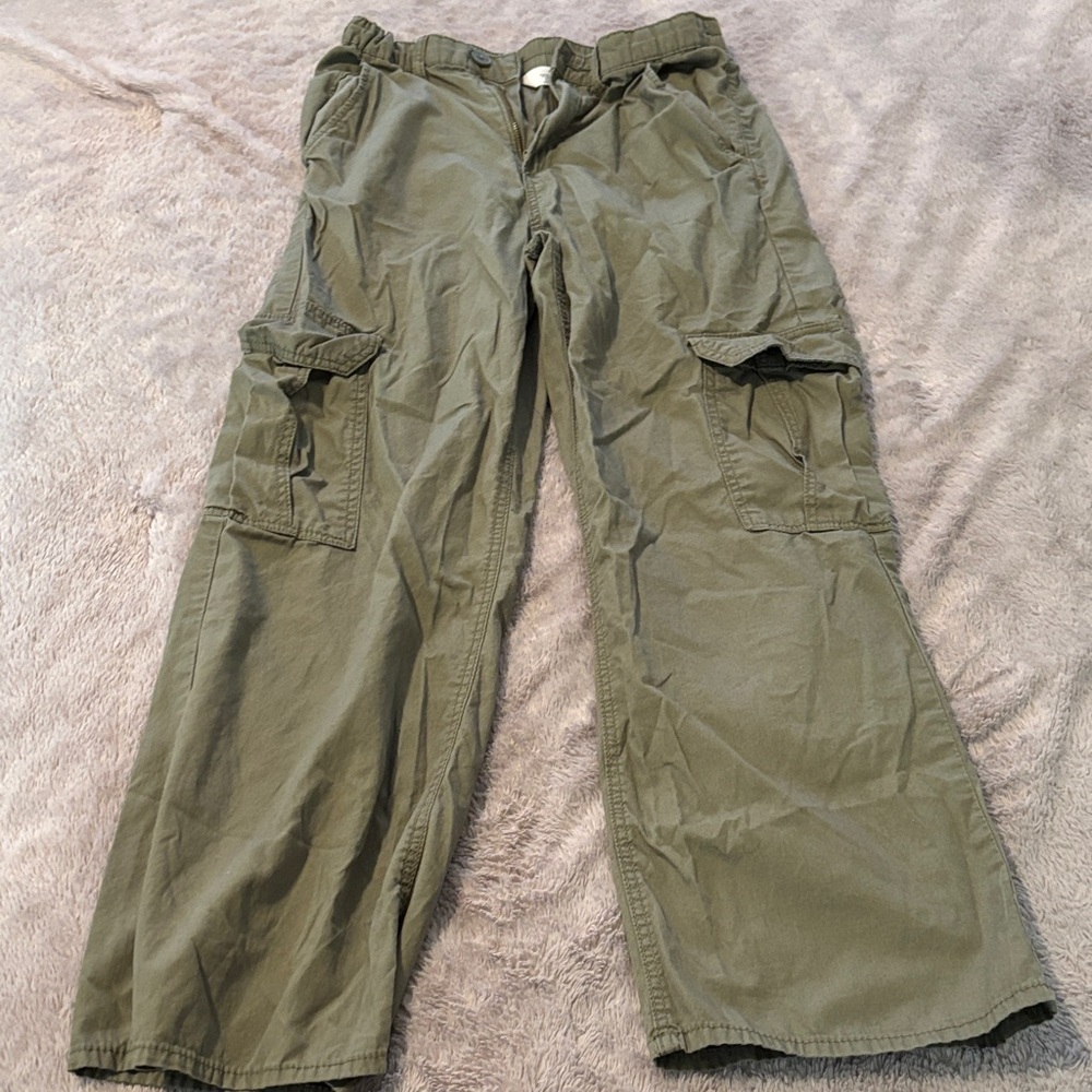 H&M Kids Green Cargo Trousers